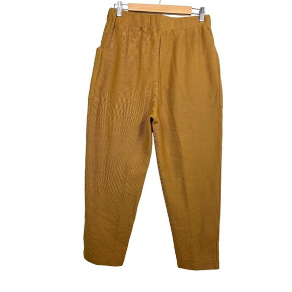 Madewell Twill Jacquard Tapered‎ Pants brown size M - Picture 4 of 9